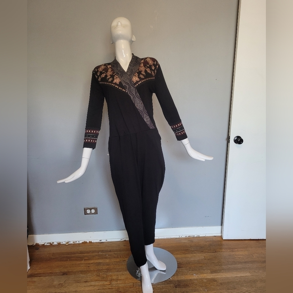 Desigual Jumpsuit With Contrast Neck And Cuffs, VGUC, Approximate Size M